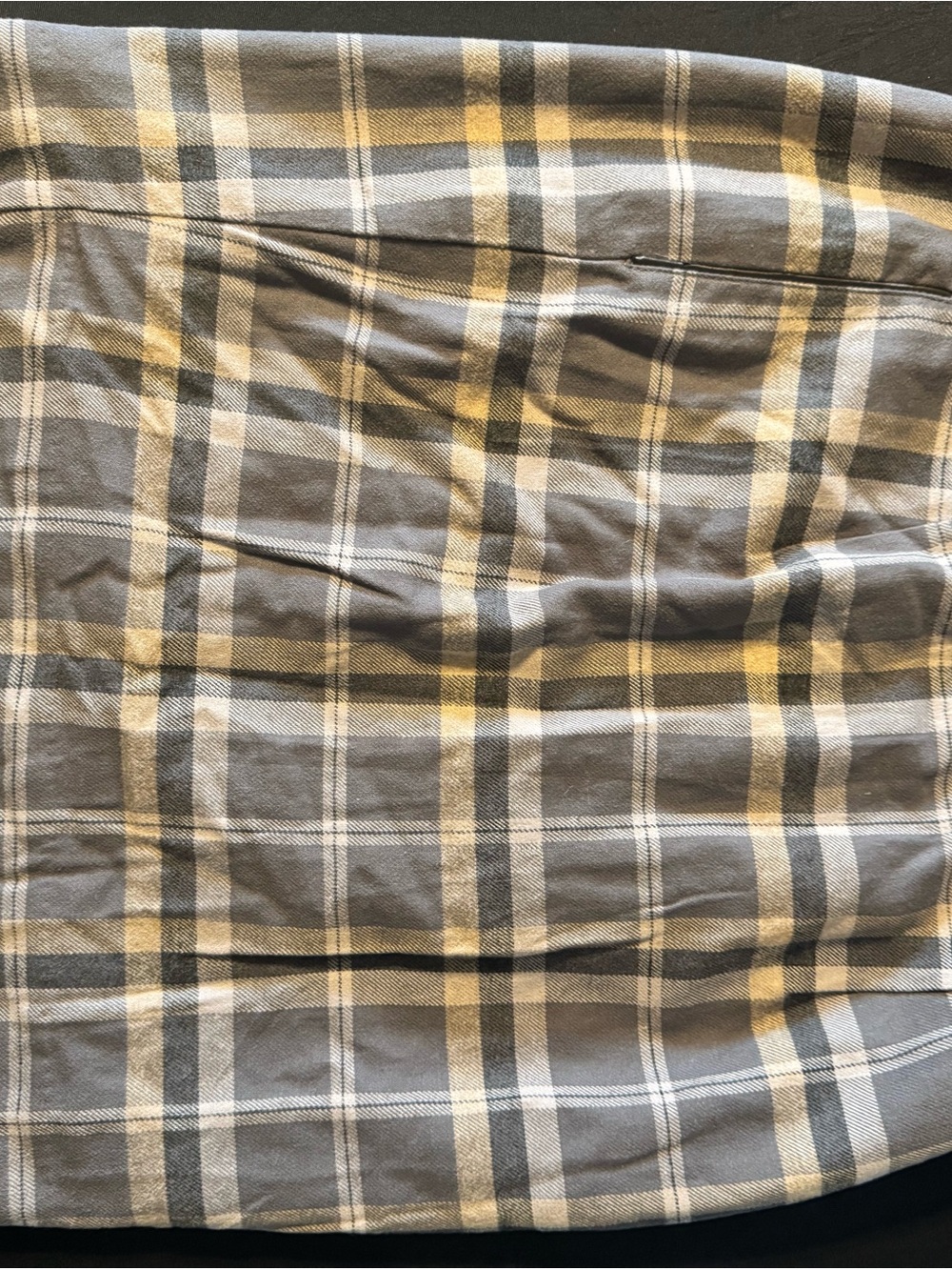 Vintage Tommy Hilfiger mini skirt in Gray, Cream, plaid
